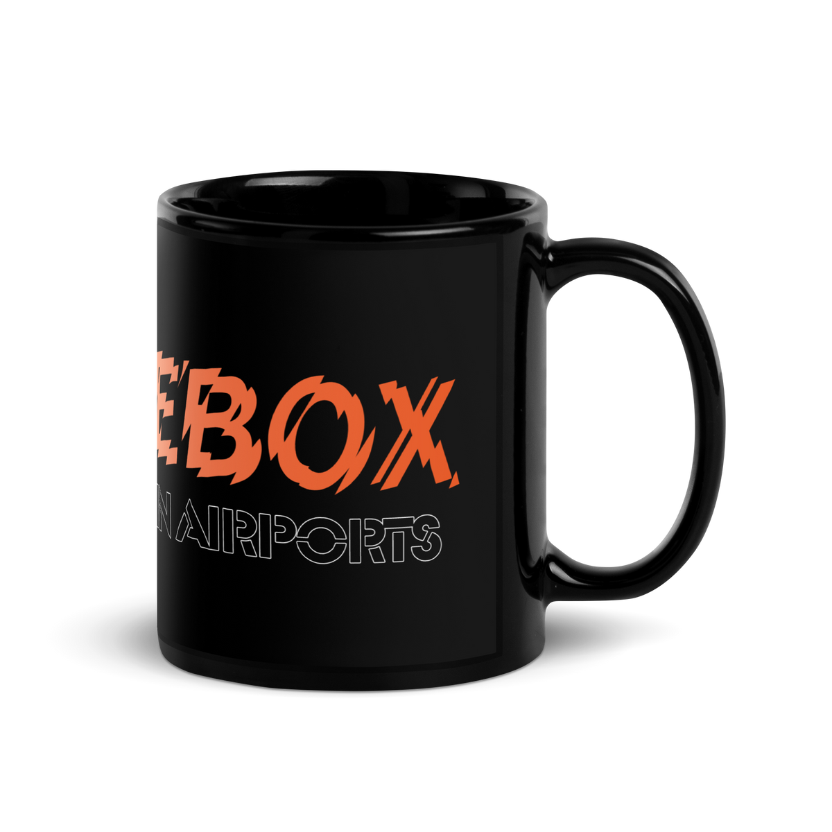 Black Glossy Mug